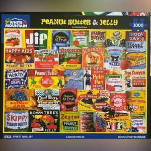 White Mountain Peanut Butter & Jelly Puzzle